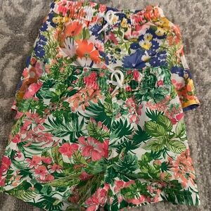 2 pairs of Janie and Jack Floral Print Swim Shorts Set